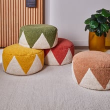 Kaira Cotton Pouffe